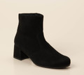 Semler – Stiefelette aus Veloursleder Schwarz