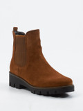 Gabor Comfort – Chelsea Boots aus Veloursleder braun