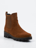 Gabor Comfort – Chelsea Boots aus Veloursleder braun