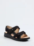 Finn Comfort – Komfortsandalen aus Nubukleder schwarz