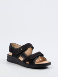 Finn Comfort – Komfortsandalen aus Nubukleder schwarz