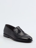 Konstantin Starke – Penny Loafer aus Lammleder schwarz