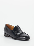 Mannori – Penny Loafer aus Ziegenleder in Blau