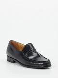 Mannori - Slipper aus Ziegenleder in blau
