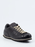 Snipe – Retro-Sneaker aus Kalbleder tiefschwarz