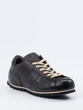 Snipe – Retro-Sneaker aus Kalbleder tiefschwarz