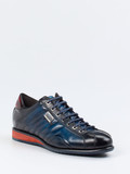 Harris – Leder-Sneaker aus Kalbleder in Nachtblau