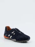 Geox - Sneaker SNAKE aus Veloursleder in blau