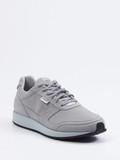 Lunge – Sneaker aus Textil in hellgrauem Velours