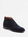 Konstantin Starke – Desert Boots aus Veloursleder Blau
