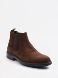Ralph Harrison – Chelsea Boots aus Veloursleder braun