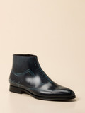 Franceschetti – Stiefelette aus Kalbleder tiefblau