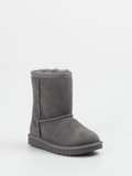 UGG – Lammfell-Boots aus Veloursleder grau