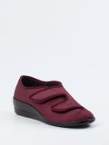 Varomed – Hausschuh aus Textil in Bordeauxrot