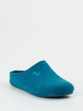 Thies – Filzpantoffeln aus Synthetikfilz in Petrol