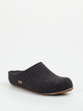 Haflinger - Pantolette aus Wolle in grau