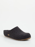 Haflinger – Pantoffeln aus Wollfilz in Anthrazit