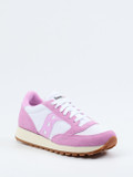 Saucony – Retro-Runner aus Veloursleder Pastellrosa