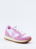 Saucony – Retro-Runner aus Veloursleder Pastellrosa