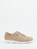 Finn Comfort – Komfort-Schnürschuh aus Nubukleder Beige