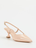 Konstantin Starke – Slingpumps aus Lackleder Rosé-Beige
