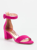 Konstantin Starke – Sandalette aus Veloursleder pink