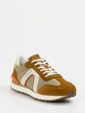 Ambitious – Retro-Sneaker aus Veloursleder cognac