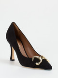 Konstantin Starke – Pumps aus Veloursleder Schwarz