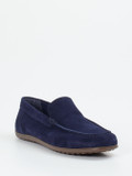 Ralph Harrison – Mokassin aus Veloursleder marineblau