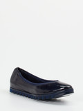 Konstantin Starke – Ballerinas aus Lackleder tiefblau
