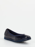 Konstantin Starke – Ballerinas aus Lackleder tiefblau