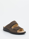Finn Comfort – Komfort-Pantolette aus Nubukleder braun