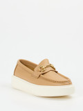 Henderson – Loafer aus Kalbleder in Beigebraun