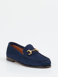 Henderson – Loafer aus Veloursleder marineblau