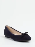 Paul Green – Ballerinas aus Veloursleder Dunkelblau