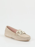 Pretty Ballerinas – Loafer aus Veloursleder beige