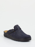 Westland – Hausschuh-Clog aus Nubukleder Dunkelblau