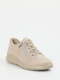 Semler – Komfort-Sneaker aus Veloursleder beige