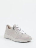 Semler – Komfort-Sneaker aus Veloursleder hellgrau