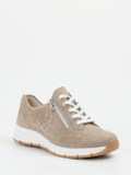 Semler – Komfort-Sneaker aus Veloursleder beige