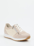 Semler – Komfort-Sneaker aus Veloursleder beige