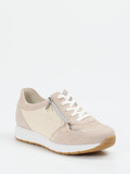 Semler - Sneaker aus Veloursleder in beige