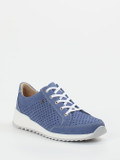 Finn Comfort – Komfort-Sneaker aus Nubukleder jeansblau