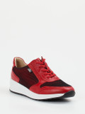 Finn Comfort – Komfort-Sneaker aus Kalbleder rot