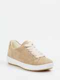 Ara – Sneaker aus Veloursleder in Beige