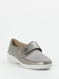 Solidus - Slipper aus Stretch in silber