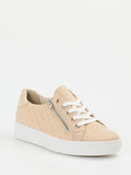 Solidus – Sneaker aus Nubukleder beige geprägt