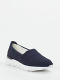 Hassia – Slipper aus Textil in Dunkelblau