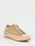 Candice Cooper – Sneaker aus Veloursleder beige