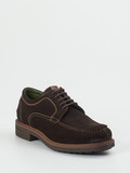 Galizio Torresi – Derby-Schuhe aus Veloursleder Dunkelbraun